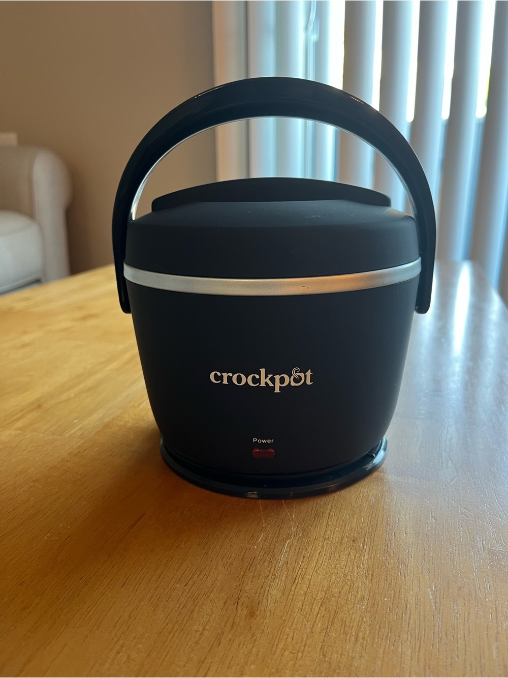 Crockpot Portable Single-Serve Cooker in Black with Carry Handle